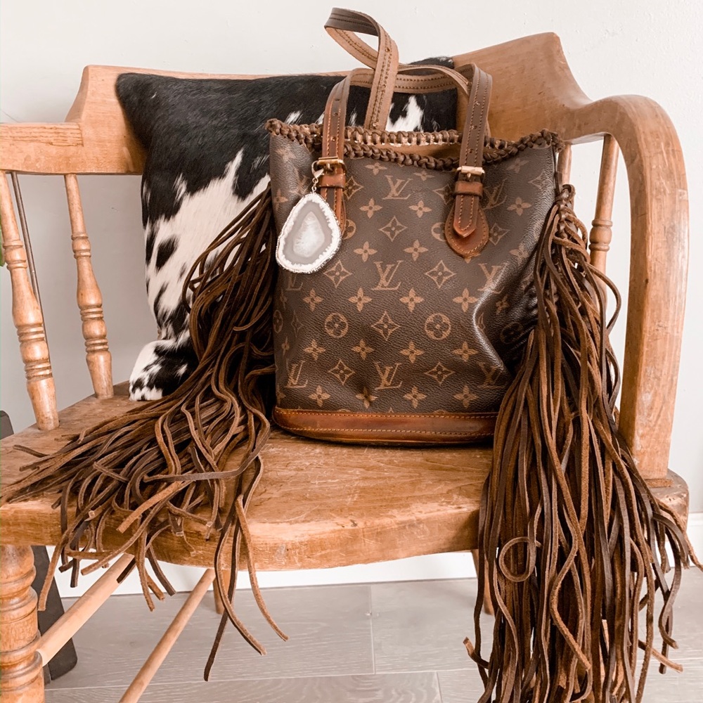 Revamped LV bucket bag - authentic